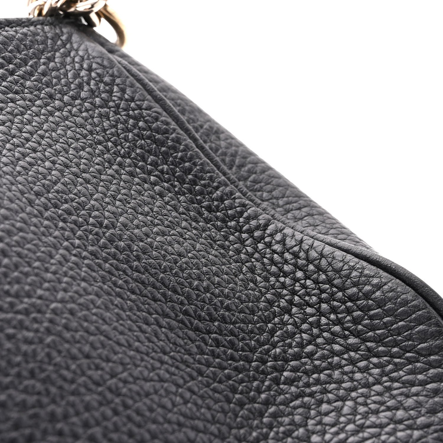 Gucci Pebbled Calfskin Medium Soho Flap Crossbody Black 14 of 14