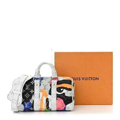 Louis Vuitton Monogram Calfskin Keepall Bandouliere 25 Multicolor 10 of 10