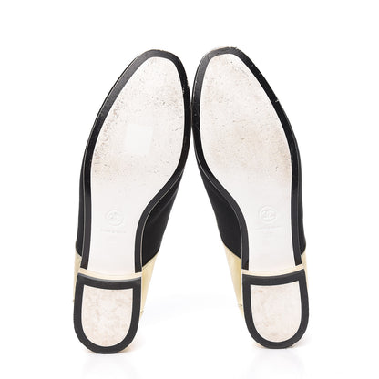Chanel Metallic Lambskin CC Lace Up Oxfords 38 Dark Gold 9 of 17