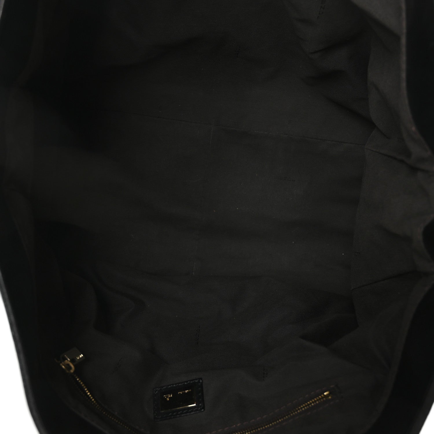 Fendi Vitello Acqua Large Twins Tote Black 5 of 8