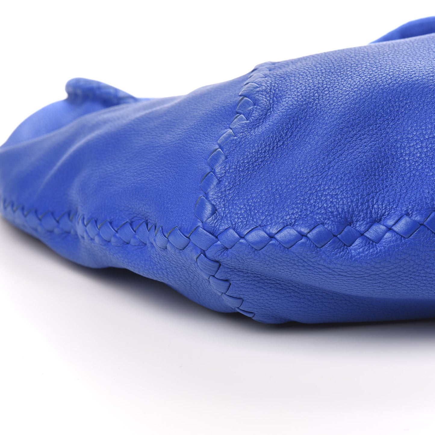 Cervo Deerskin Large Hobo Signal Blue