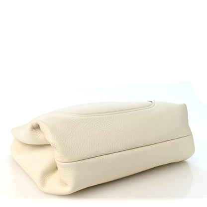 Gucci Grained Calfskin Softbit Maxi Shoulder Bag Dusty White 5 of 11