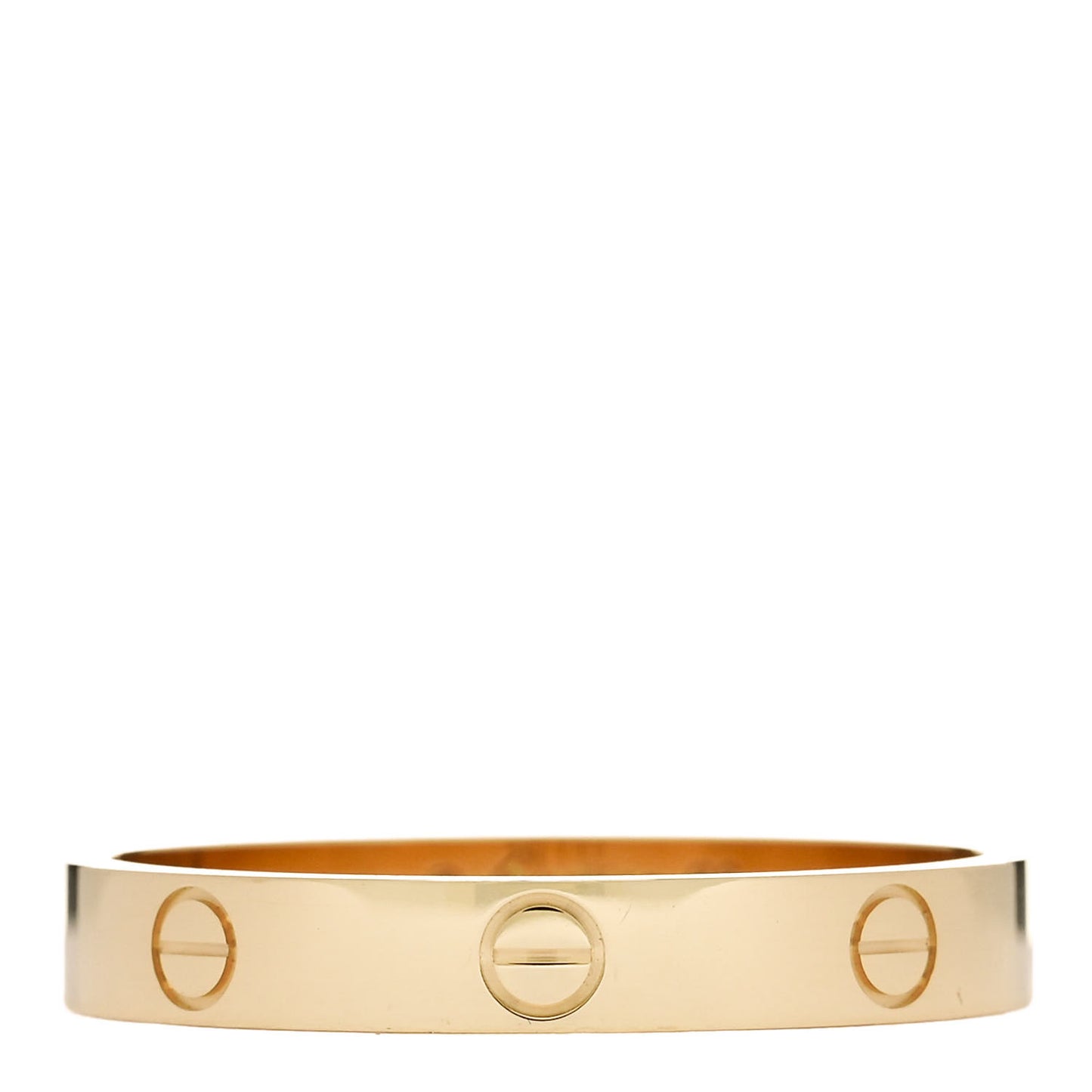 18K Yellow Gold 3.5mm LOVE Wedding Band Ring 66 11.5