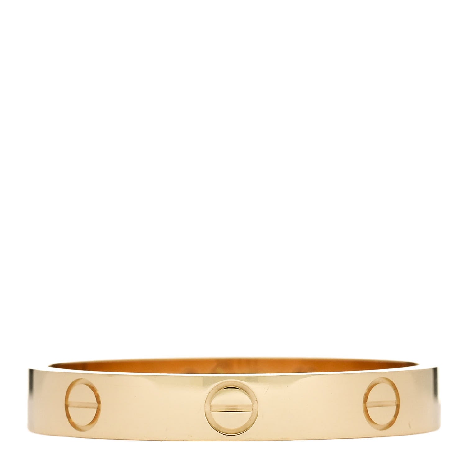 Cartier 18K Yellow Gold 3.5mm LOVE Wedding Band Ring 66 11.5 1 of 5