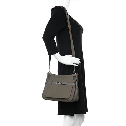 Hermes Taurillon Clemence Jypsiere 28 Gris Tourterelle 2 of 12