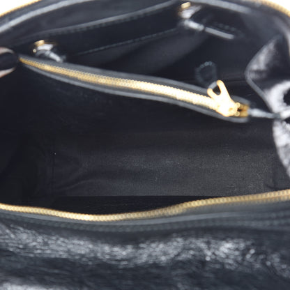 Balenciaga Agneau S Blanket Square Tote Black 6 of 10