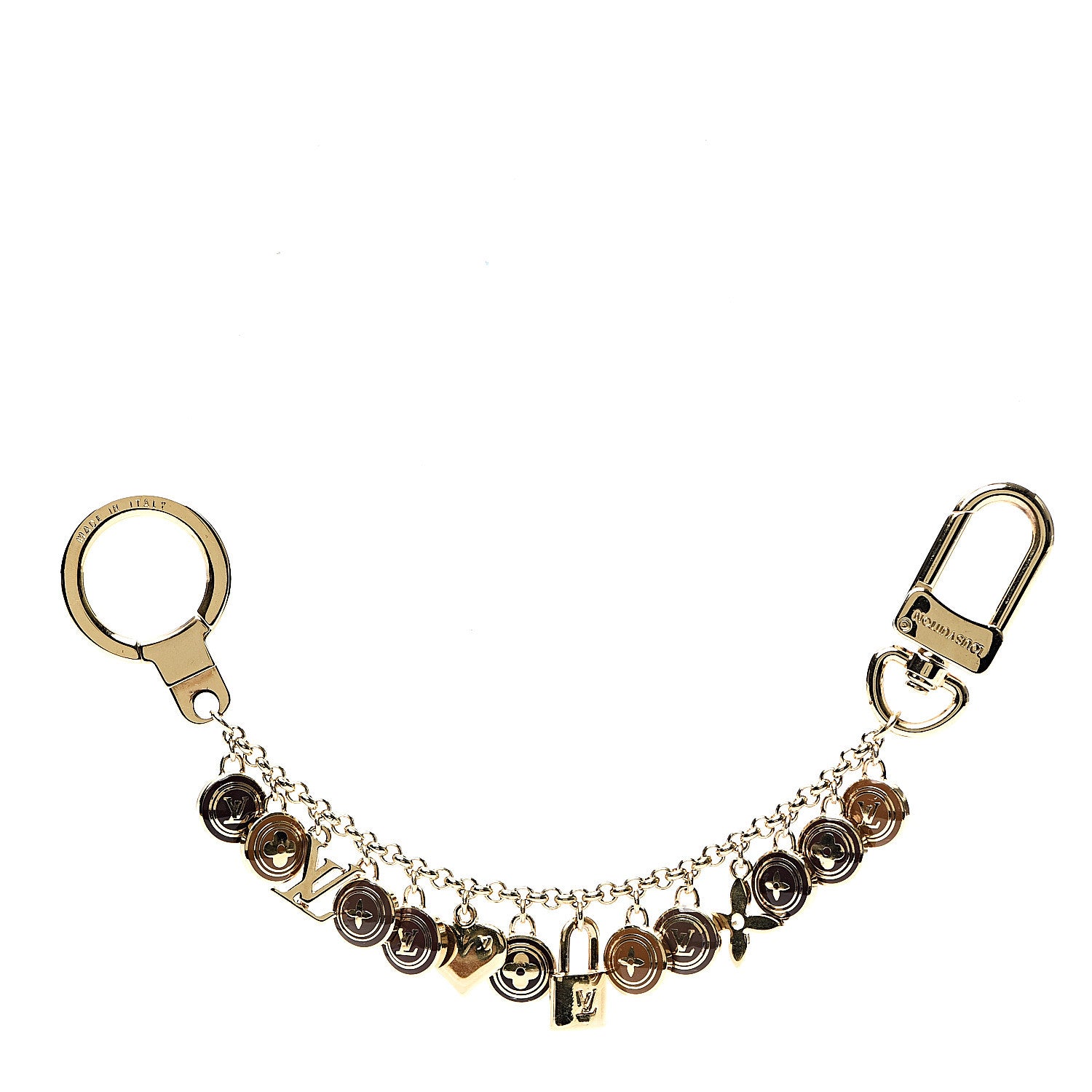 Louis Vuitton Pastilles Key Chain Bag Charm Brown 1 of 3