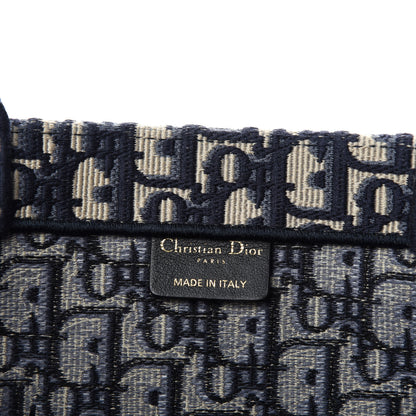 Christian Dior Oblique Catherine Tote Blue 10 of 12