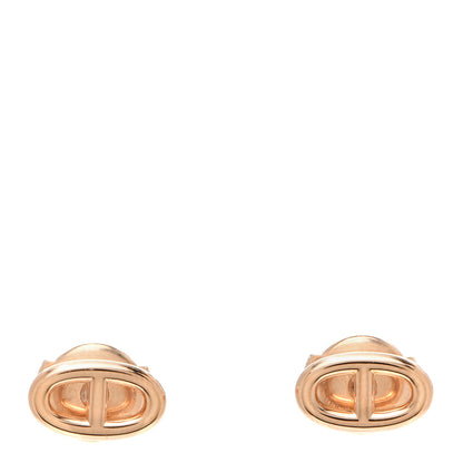 Hermes 18K Rose Gold TPM Farandole Stud Earrings 1 of 4