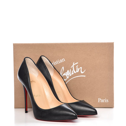 Christian Louboutin Shiny Nappa Pigalle Follies 100 Pumps 35.5 Black 9 of 9