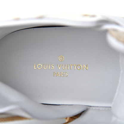 Louis Vuitton Monogram Giant Stellar Sneaker Boots 38 Kaki White Beige 6 of 9