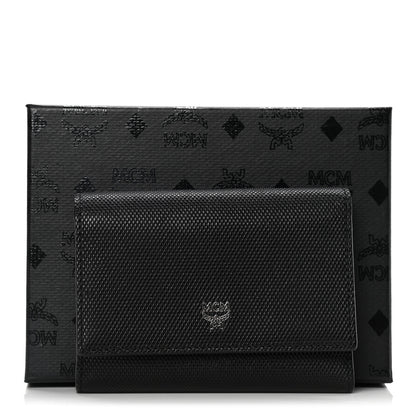MCM Saffiano Tri-Fold Wallet Black 7 of 7