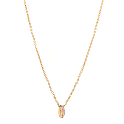 Cartier 18K Pink Yellow White Gold Baby Trinity Pendant Necklace 1 of 4