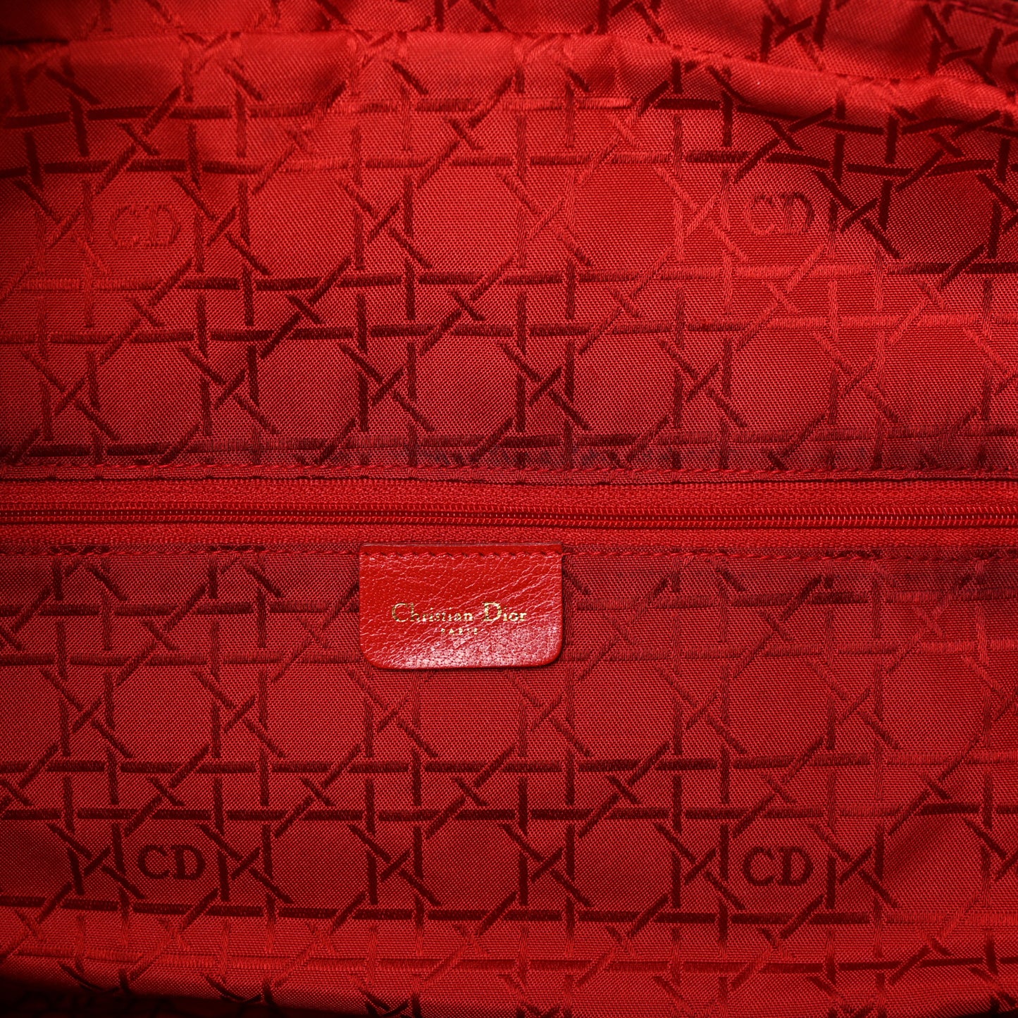 Nylon Cannage Duffle Bag Black