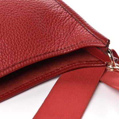 Hermes Taurillon Clemence Evelyne GM Rouge Vif 11 of 18