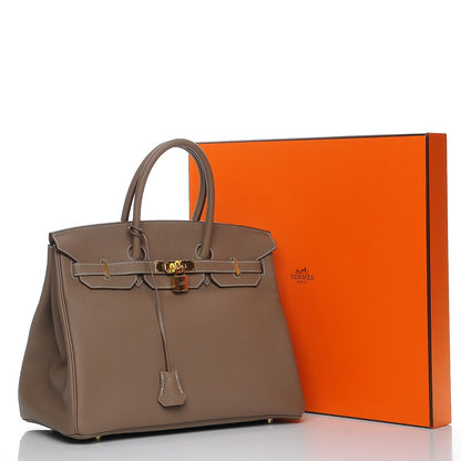 Hermes Togo Birkin 35 Etoupe 26 of 26