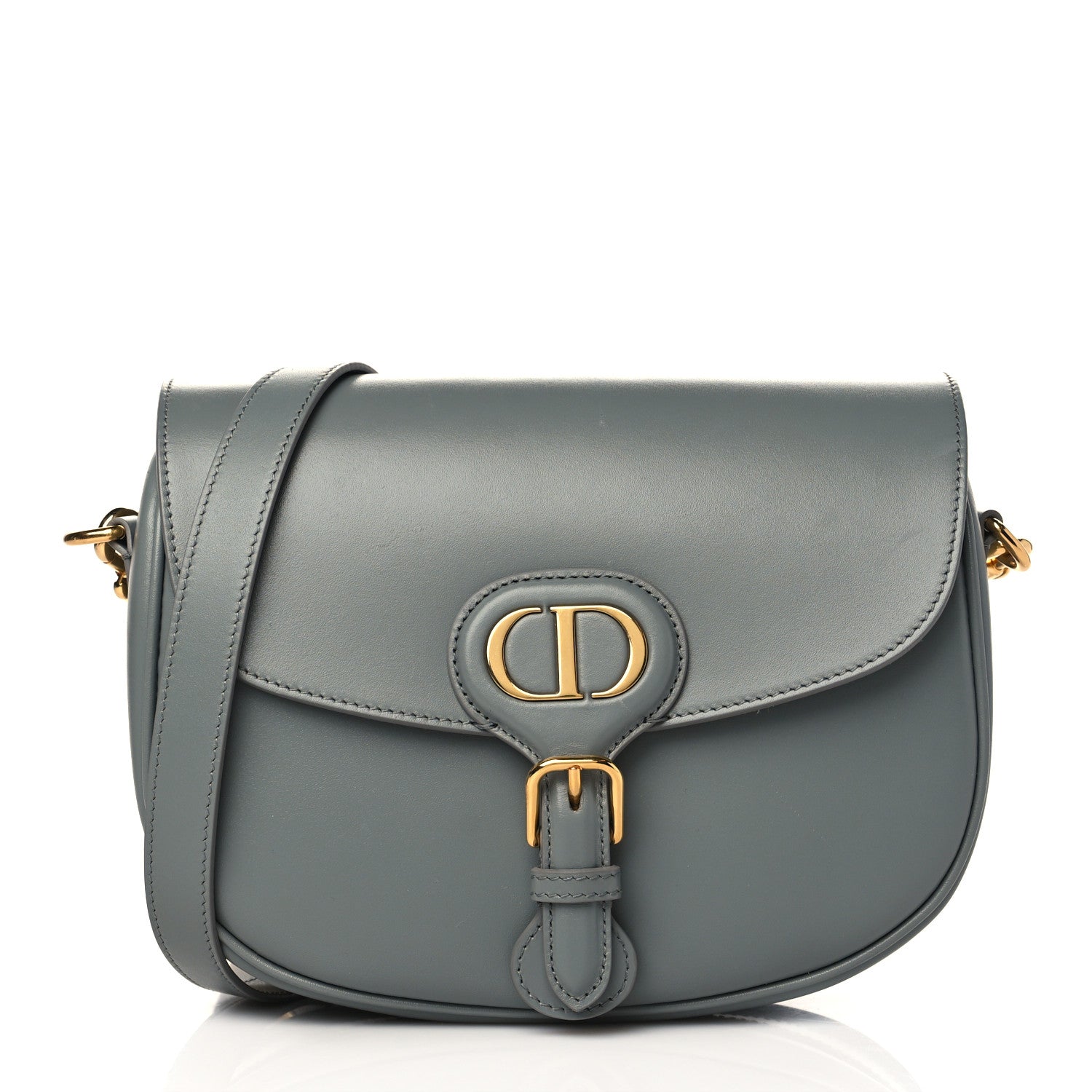 Christian Dior Box Calfskin Medium Bobby Flap Gray 1 of 10