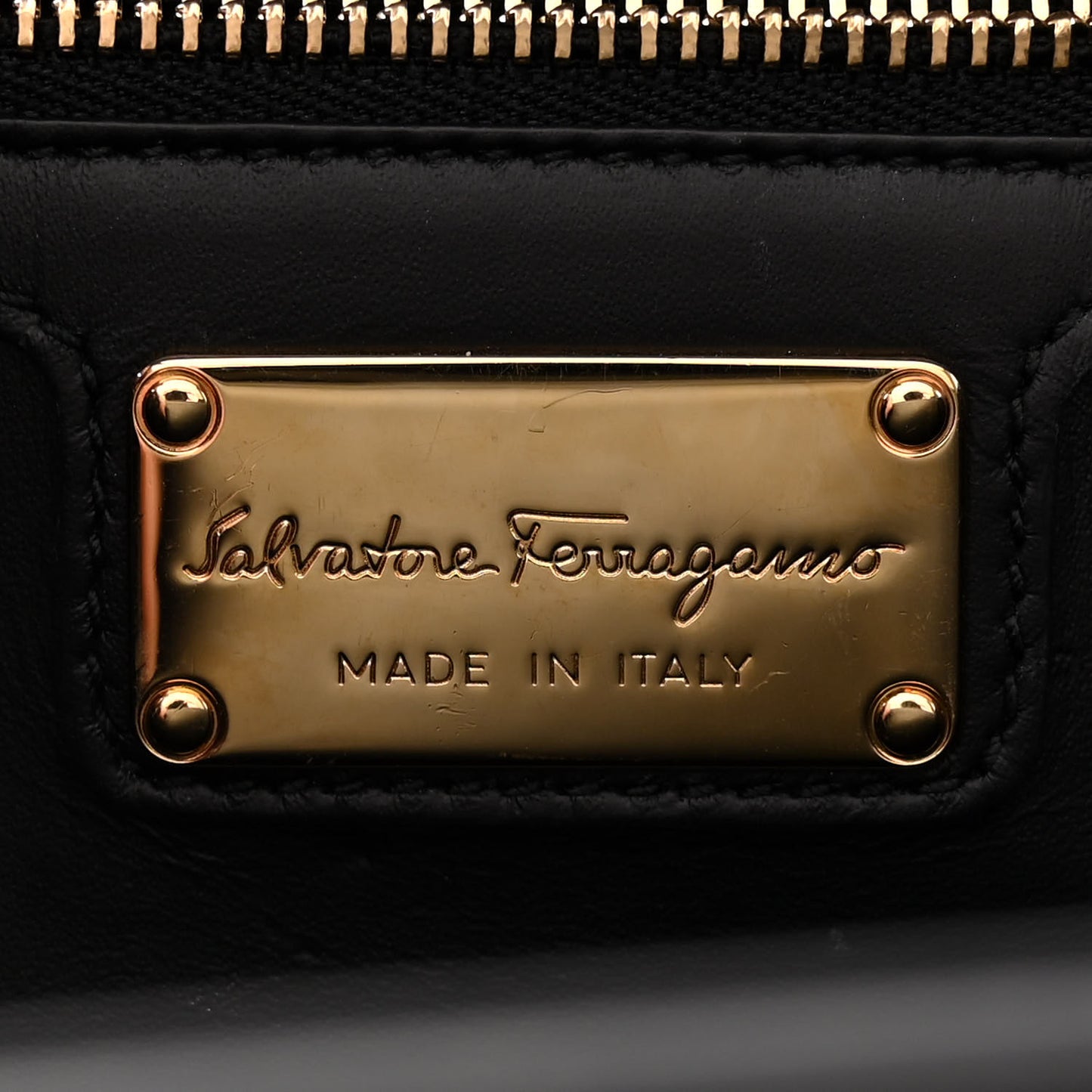 Calfskin Suede Vara Bow Chain Flap Crossbody Black