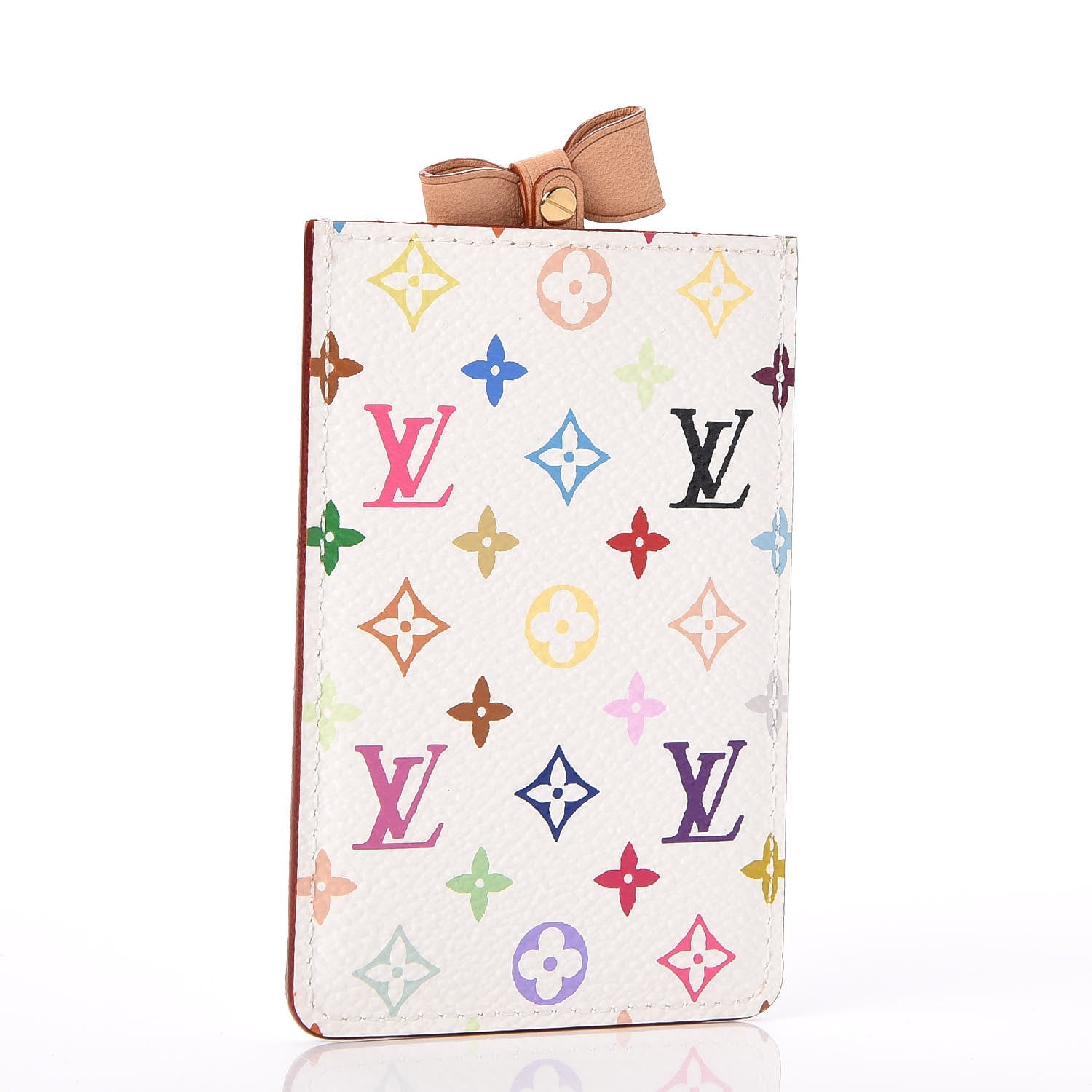 Louis Vuitton Monogram Multicolor Mirror and Case Pouch White 3 of 7