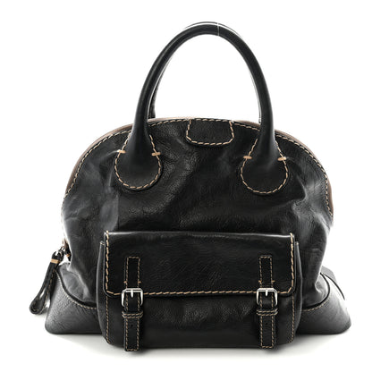 Chloe Calfskin Edith Dome Bowler Black 1 of 10