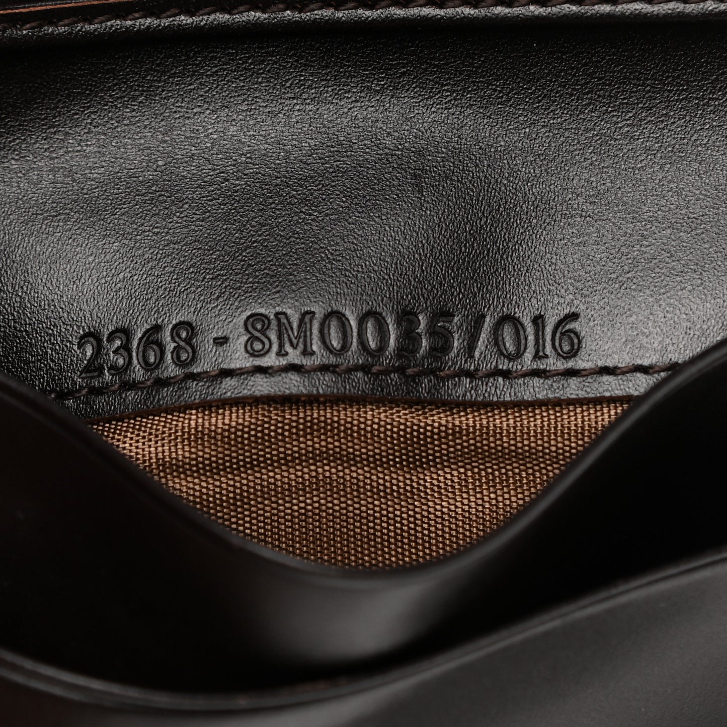 Zucca Compact Wallet Tobacco