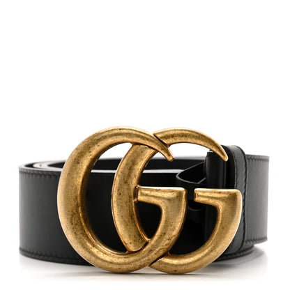Gucci Calfskin Double G 40mm Belt 80 32 Black 1 of 7