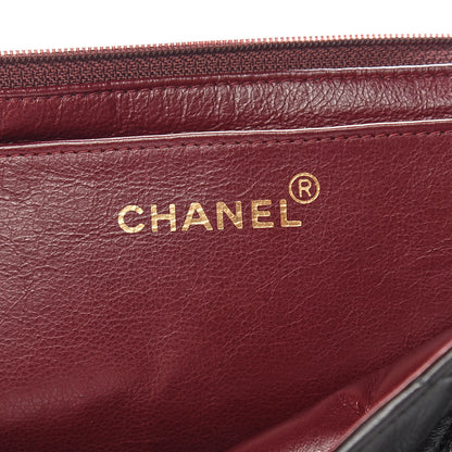 Chanel Lambskin Quilted Jumbo Single Flap Black 6 of 17