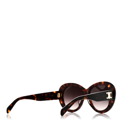 Celine Acetate Triomphe Sunglasses CL40317U Tortoise 4 of 7