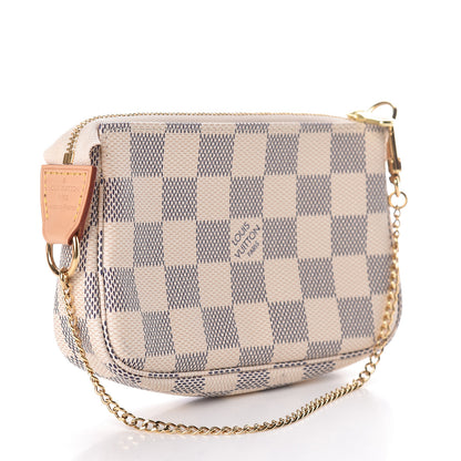 Louis Vuitton Damier Azur Mini Pochette Accessories 3 of 8