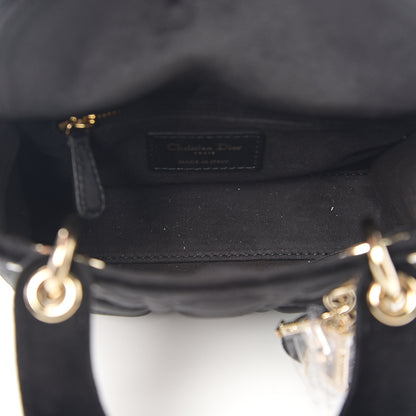 Christian Dior Velvet Mini Lady Dior Black 6 of 10
