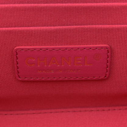 Chanel Calfskin Quilted Small Vanity Case With Chain Black 7 of 11