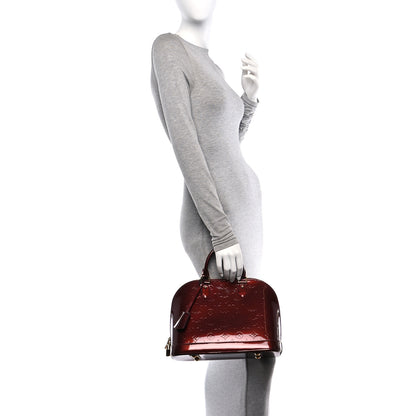 Louis Vuitton Vernis Alma PM Rouge Fauviste 2 of 10