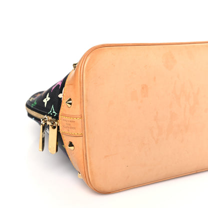 Louis Vuitton Monogram Multicolor Alma Black 7 of 9