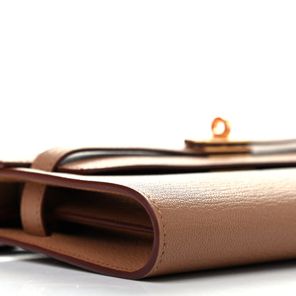 Hermes Chevre Mysore Kelly Wallet To Go Quebracho 8 of 9