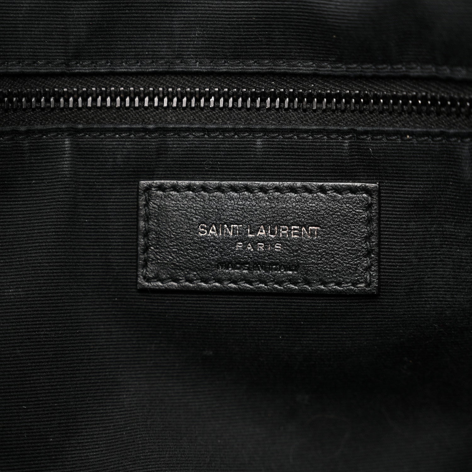 Saint Laurent Crinkled Calfskin Matelasse Monogram Large Niki Shopper Tote Black 6 of 16
