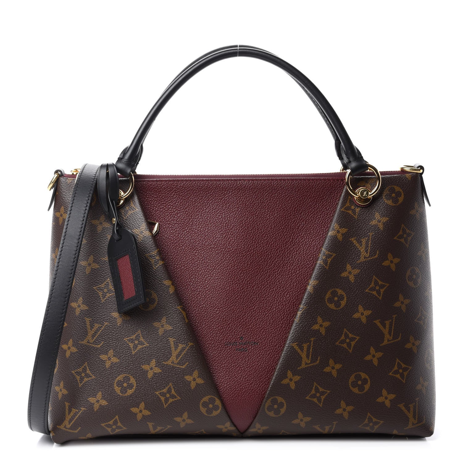 Louis Vuitton Monogram V Tote MM Bordeaux 1 of 11