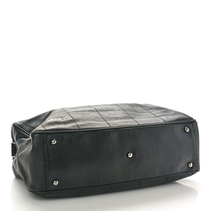 Chanel Lambskin Square Stitched Large Tote Black 4 of 11