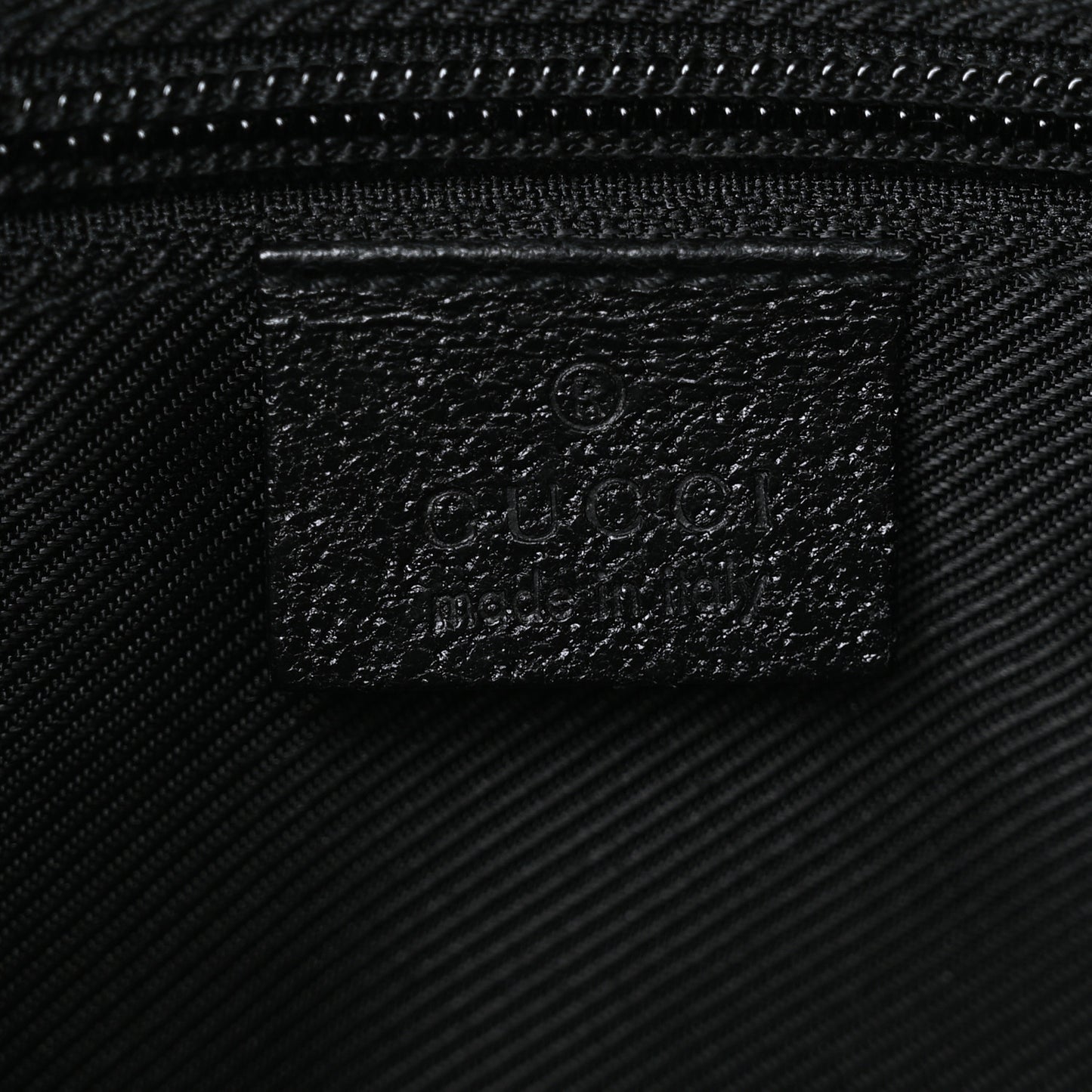 Monogram Front Pocket Hobo Black