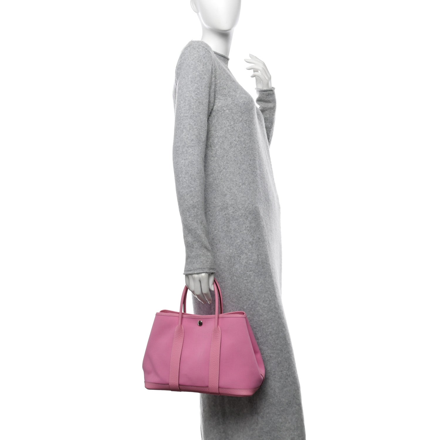 Hermes Toile Officier Vache Country Garden Party 30 TPM Pink 2 of 12