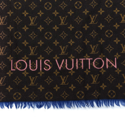 Louis Vuitton Wool Monogram Telling Shawl Rose Corail 3 of 4