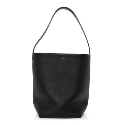 The Row Grained Calfskin Medium N/S Park Tote Black 1 of 9