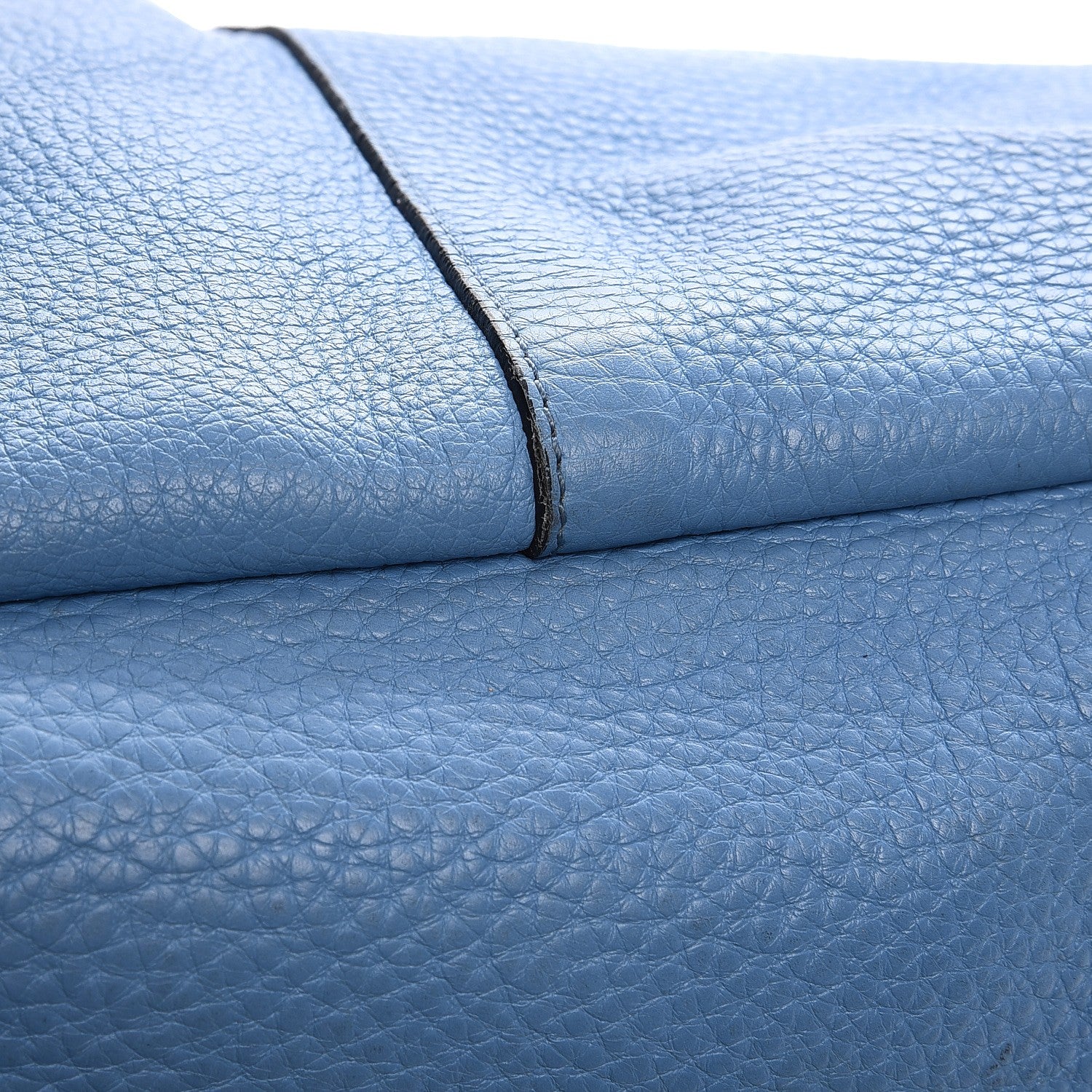 Givenchy Grained Calfskin Large Antigona Tote Blue Brown 14 of 15