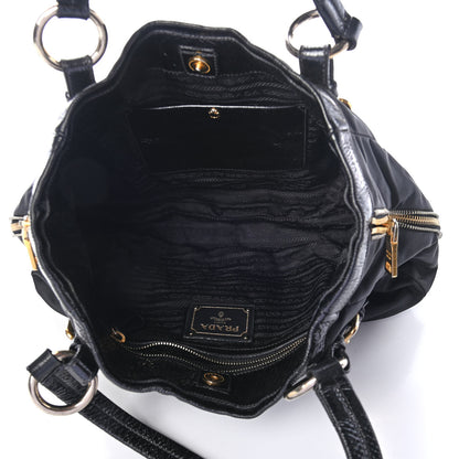 Prada Tessuto Nylon Spazzolato Tote Black 4 of 4