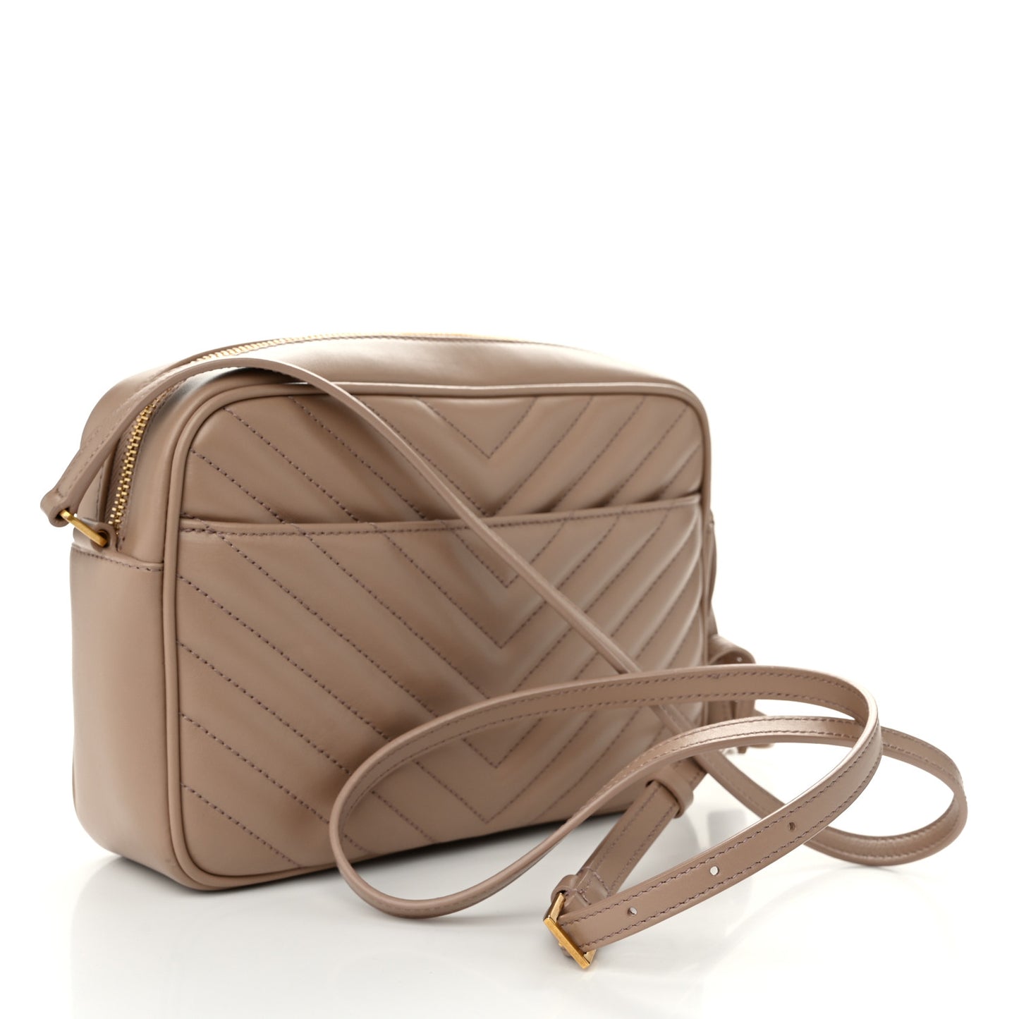 Calfskin Matelasse Monogram Lou Camera Bag Rosy Sand