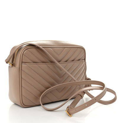 Saint Laurent Calfskin Matelasse Monogram Lou Camera Bag Rosy Sand 3 of 11
