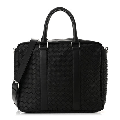 Bottega Veneta Nappa Intrecciato Large Briefcase Black 1 of 8