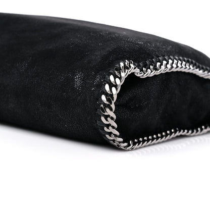 Stella McCartney Shaggy Deer Small Falabella Fold Over Tote Black 9 of 9