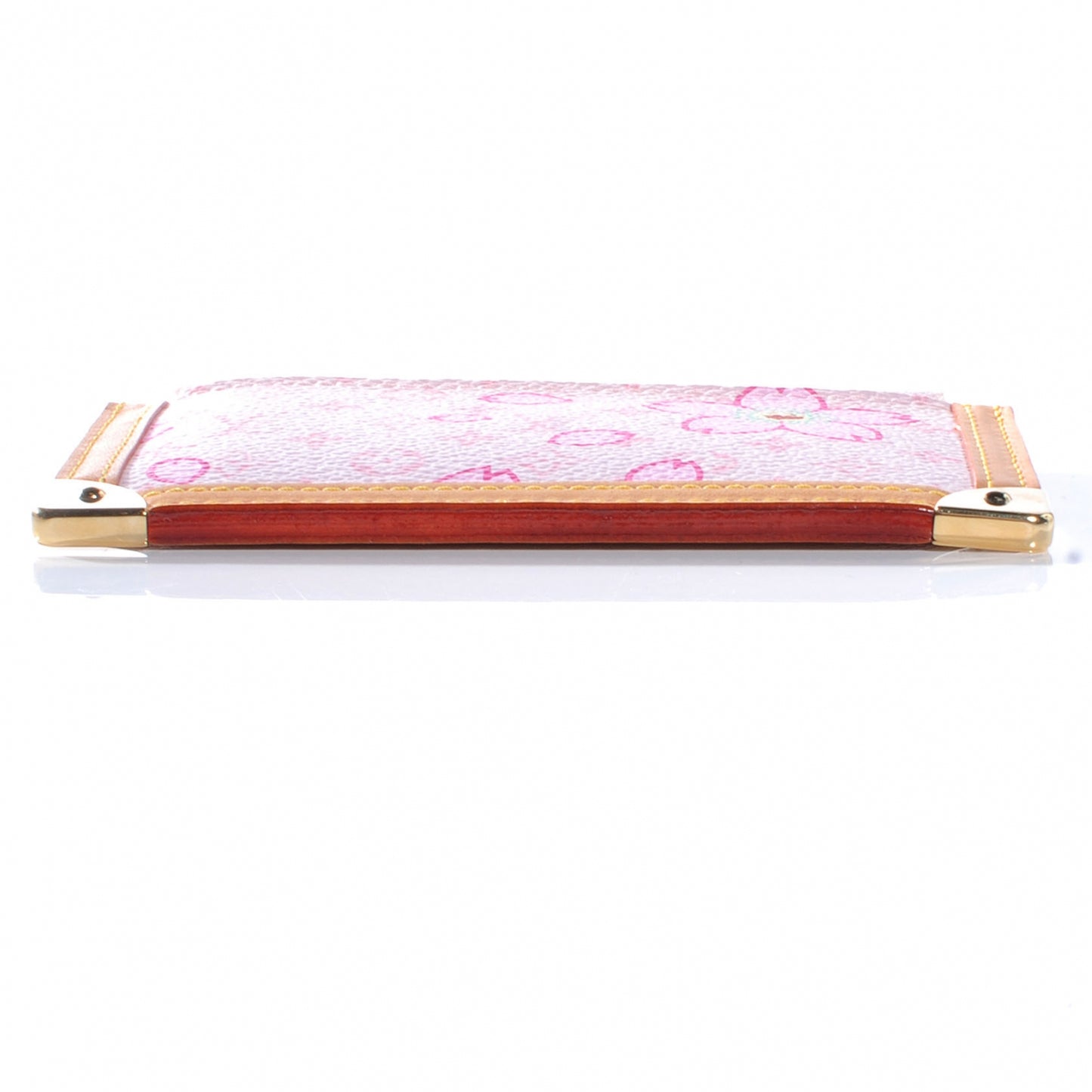 Monogram Cherry Blossom Key Pouch Pink