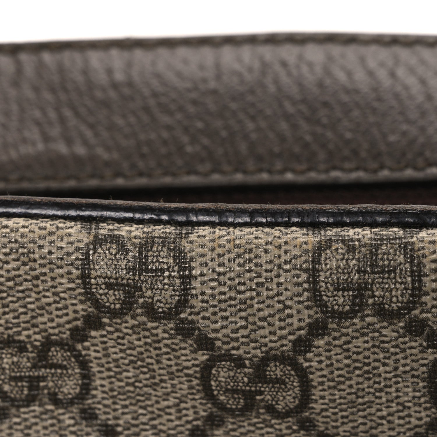 Gucci GG Supreme Monogram Web Neo Vintage Shoulder Bag Beige New Acero Crop 11 of 12