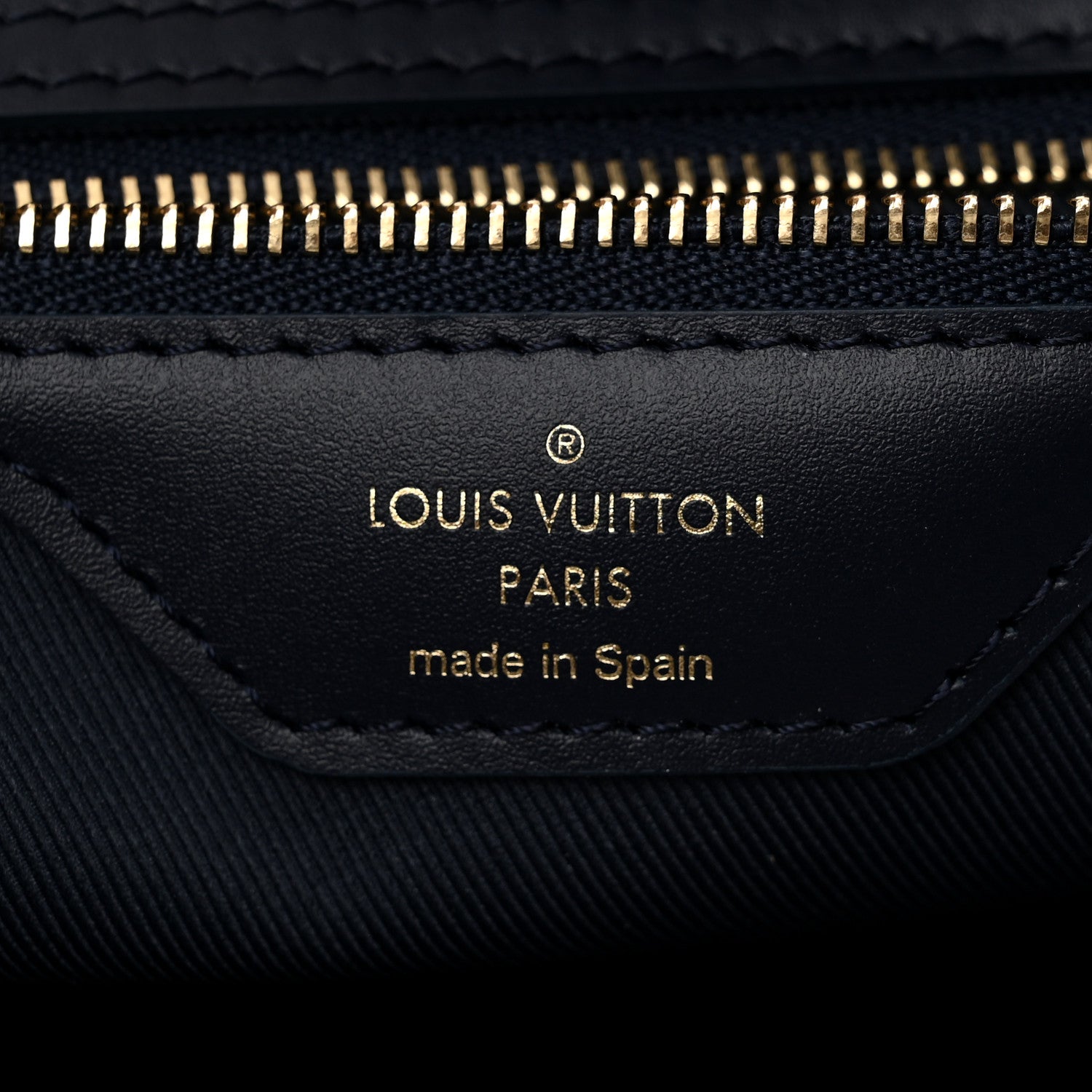 Louis Vuitton Monoglam Neverfull MM Blue 7 of 11